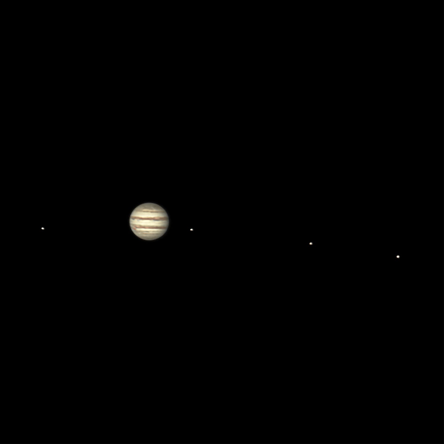 The King of Planets and His Four Consorts